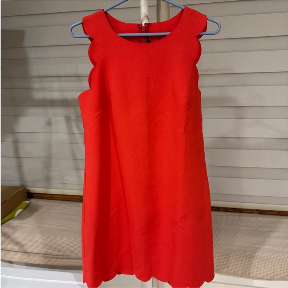 J. Crew Scalloped Sheath dress sz 6 - Picture 2 of 7